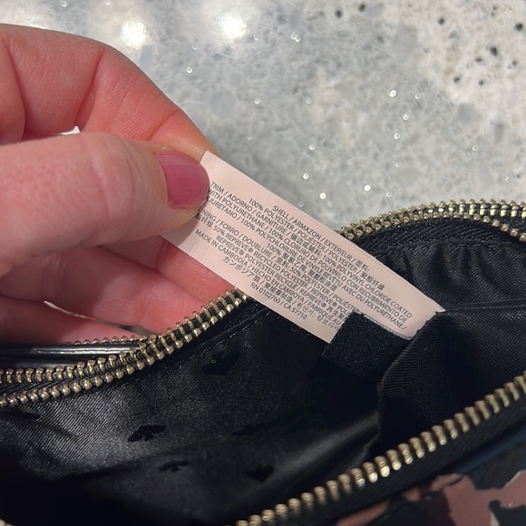 KATE SPADE Double Zip Wristlet Floral Medium navy blue - Picture 10 of 16